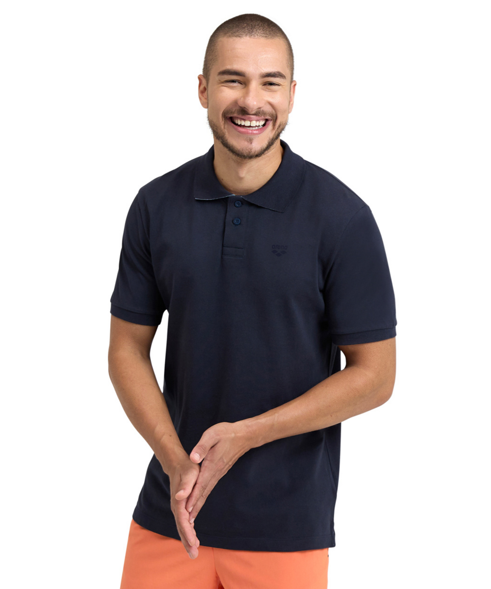 Arena M Poloshirt Solid Cotton Piquet in