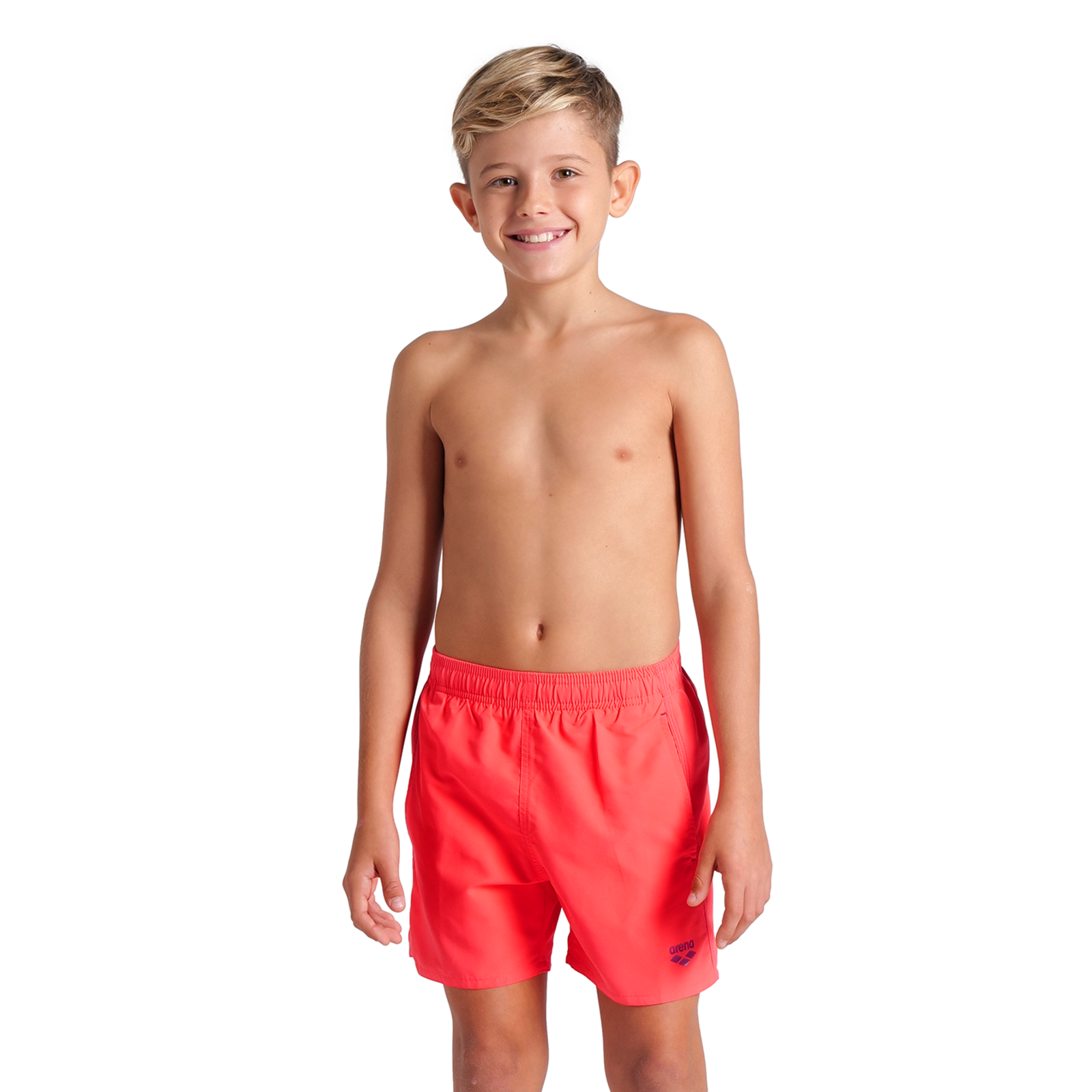 Arena Beach Boxer Solid R in ROT