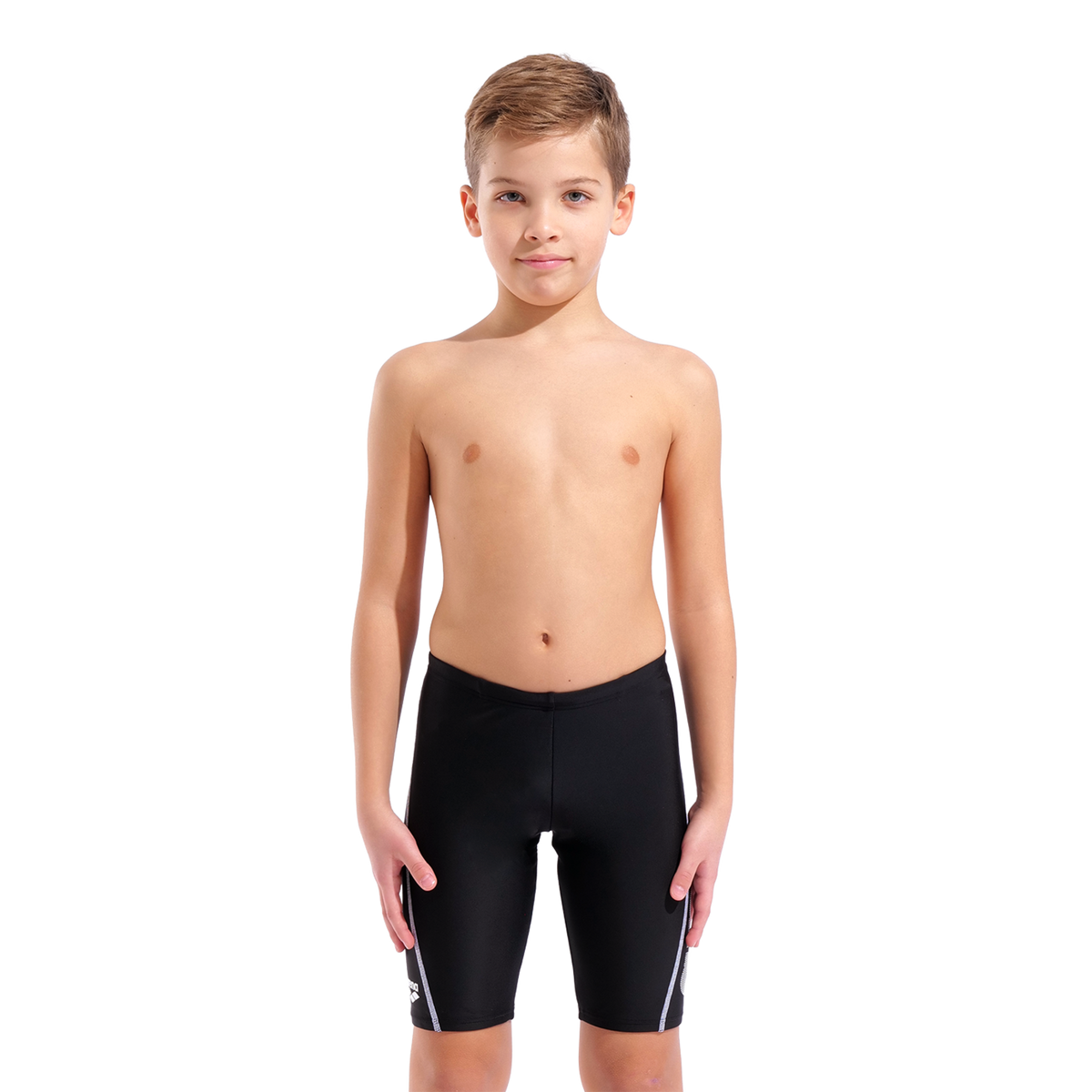 Arena B Logo Jr Jammer R Swim Jammer in SCHWARZ