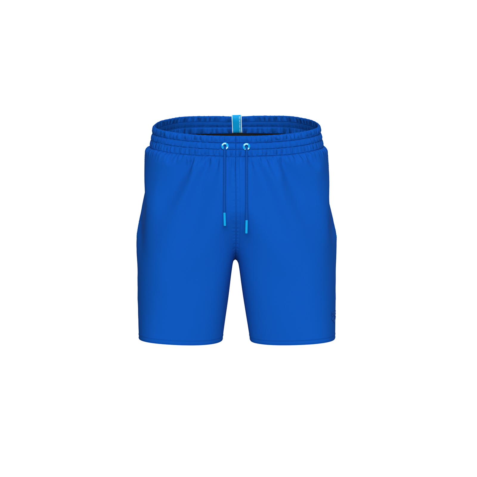 Arena M Arena Solid Boxer Beach Short in BLAU