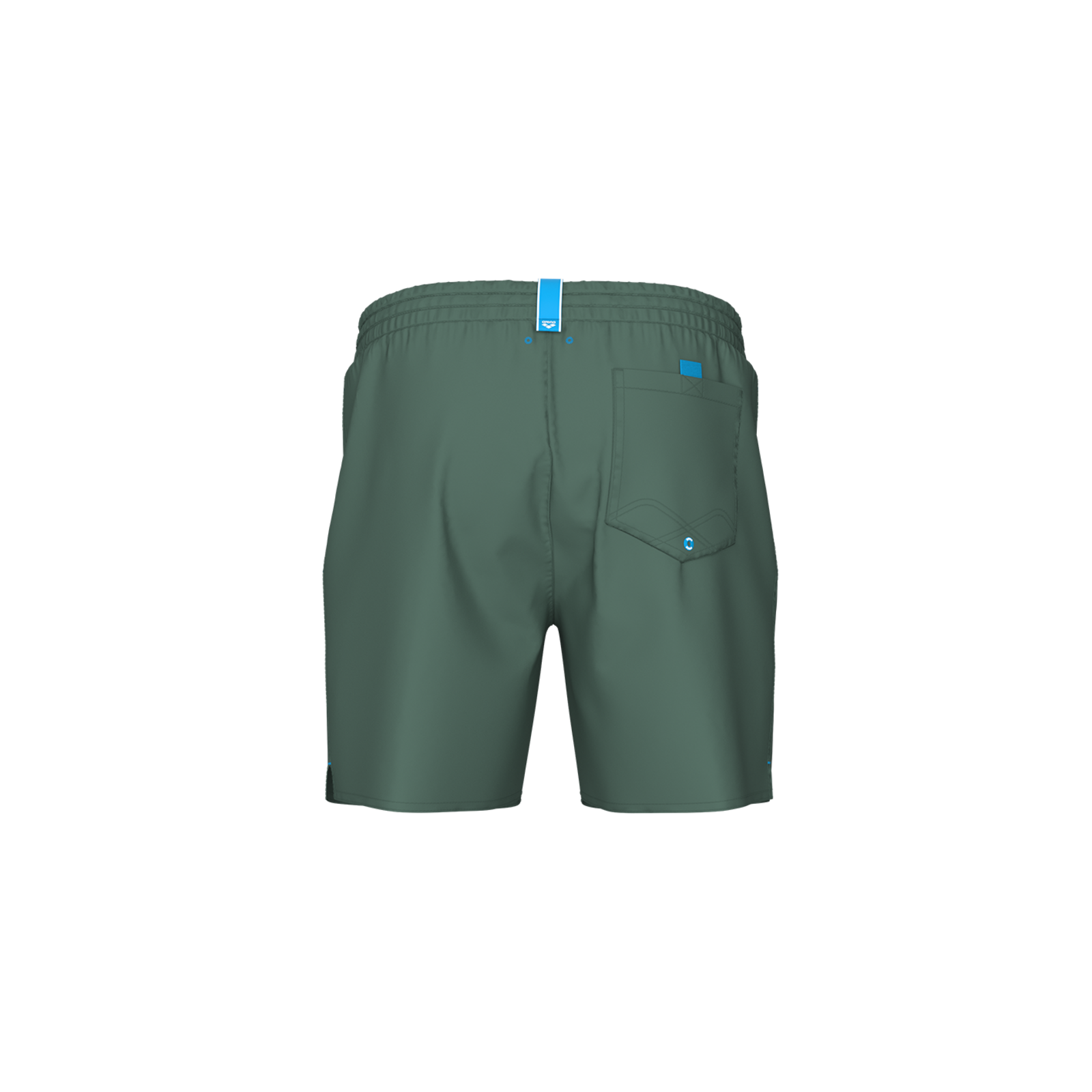 Arena M Arena Solid Boxer Beach Short in GRÜN
