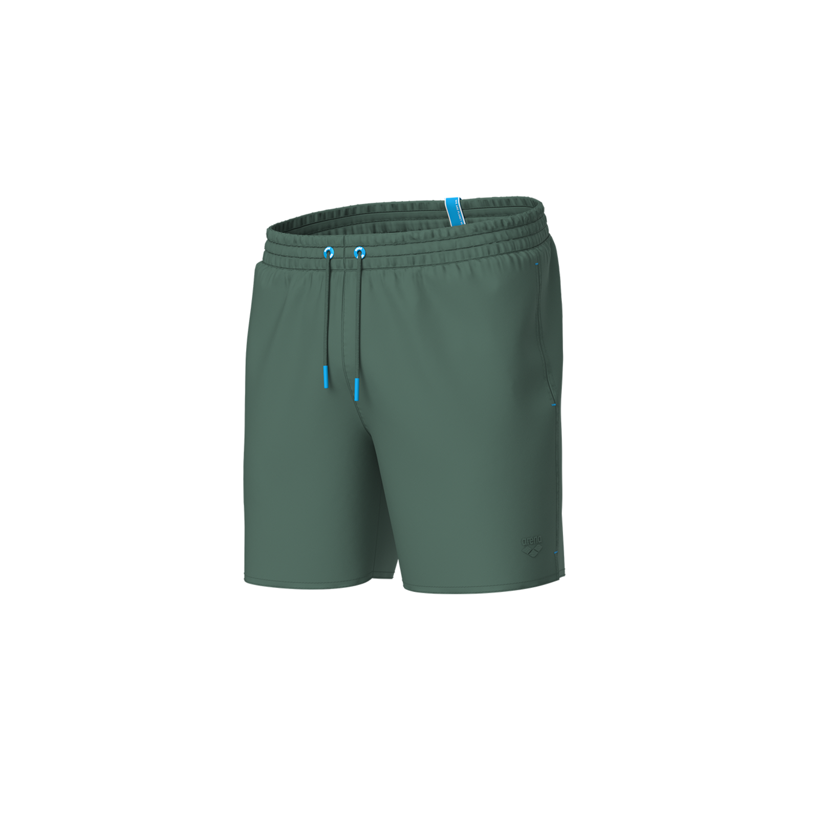 Arena M Arena Solid Boxer Beach Short in GRÜN