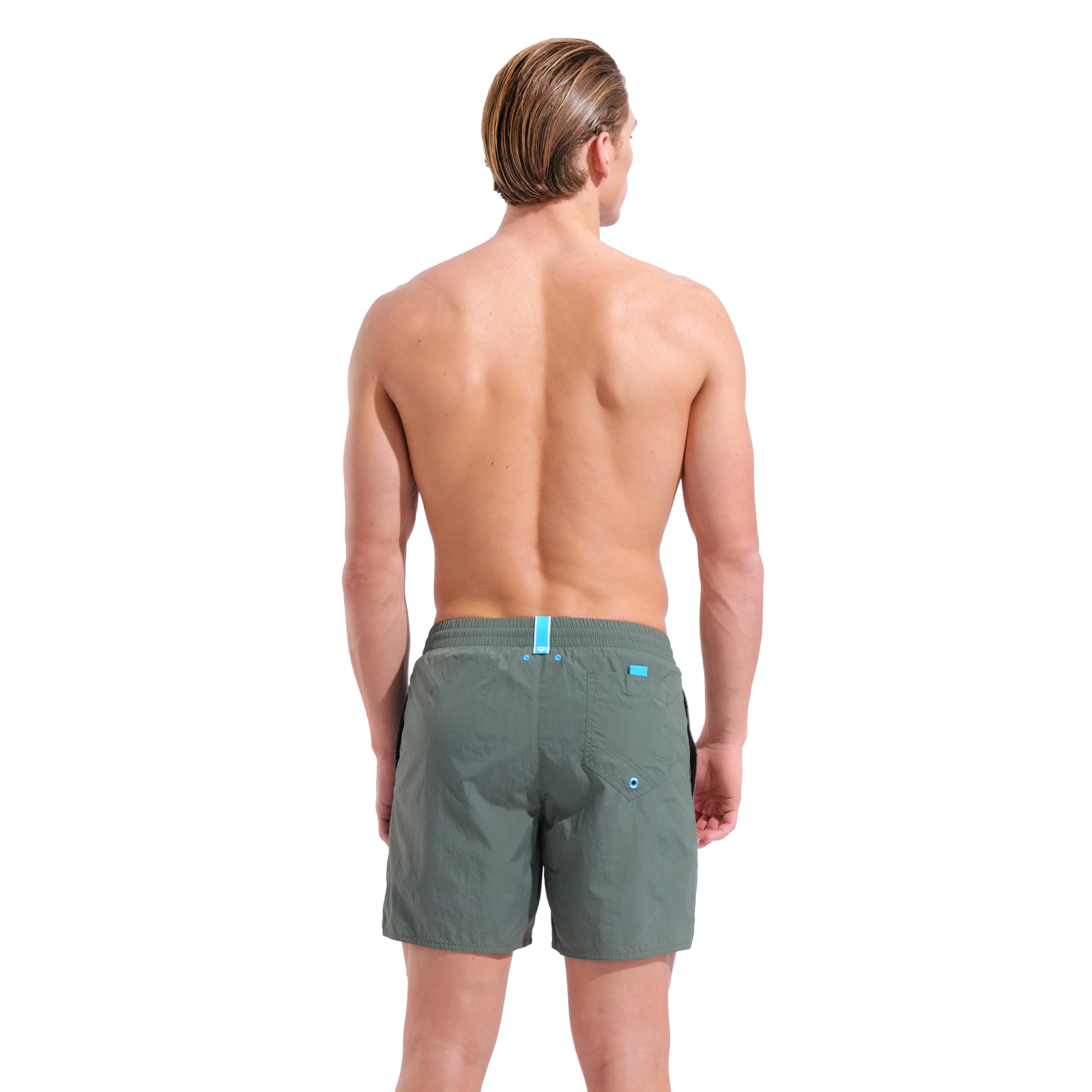 Arena M Arena Solid Boxer Beach Short in GRÜN