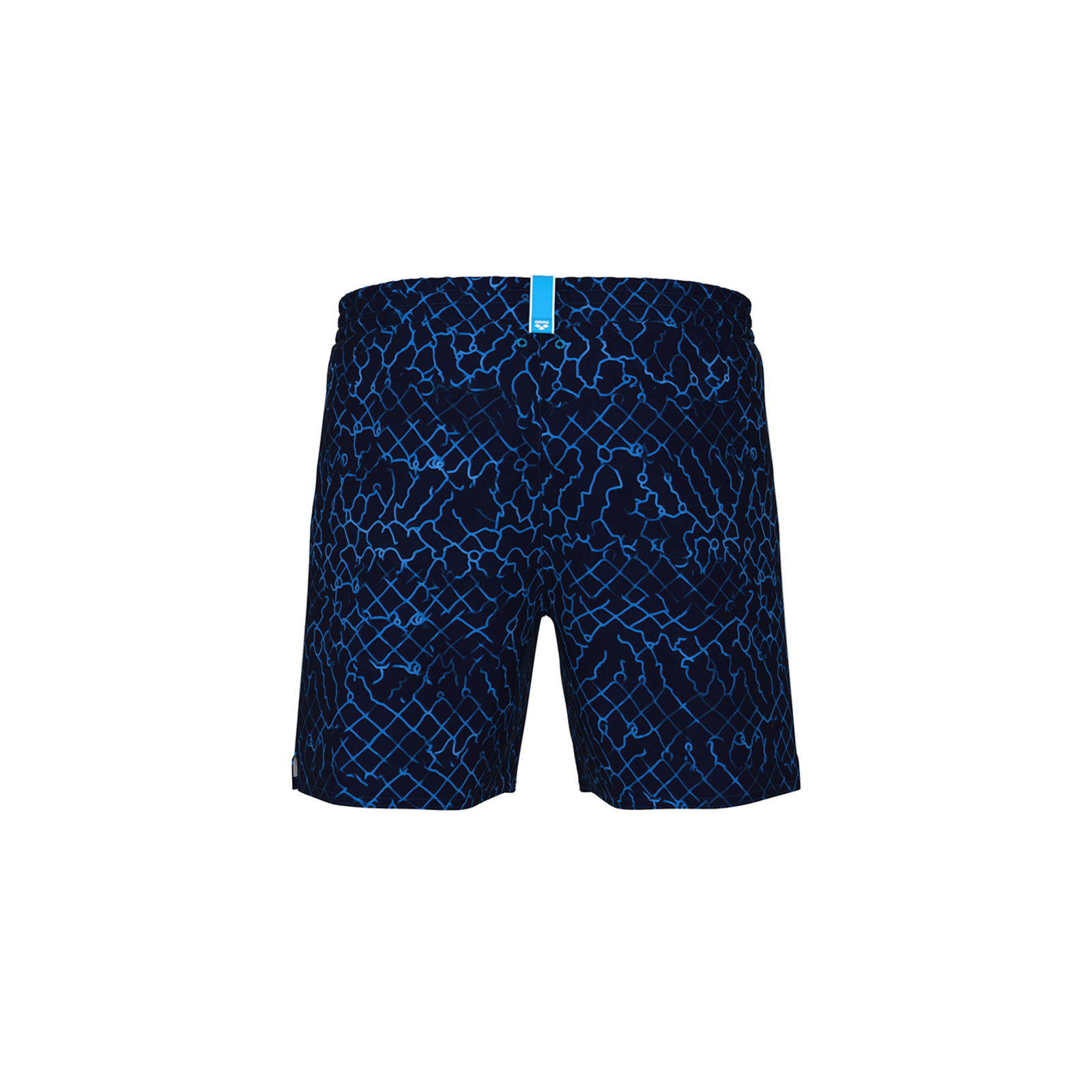 Arena M Beach Boxer Allover Beach Short in BLAU