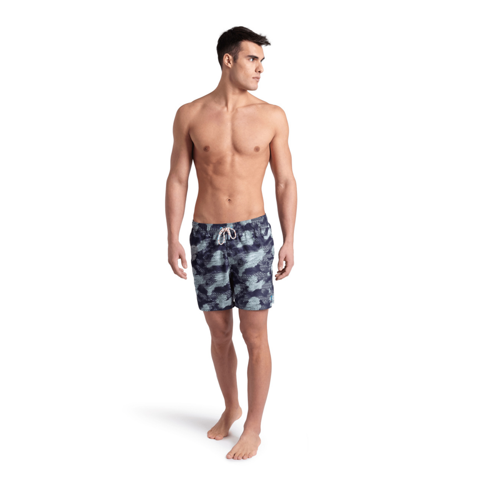 Arena M Beach Boxer Allover Beach Short in GRÜN