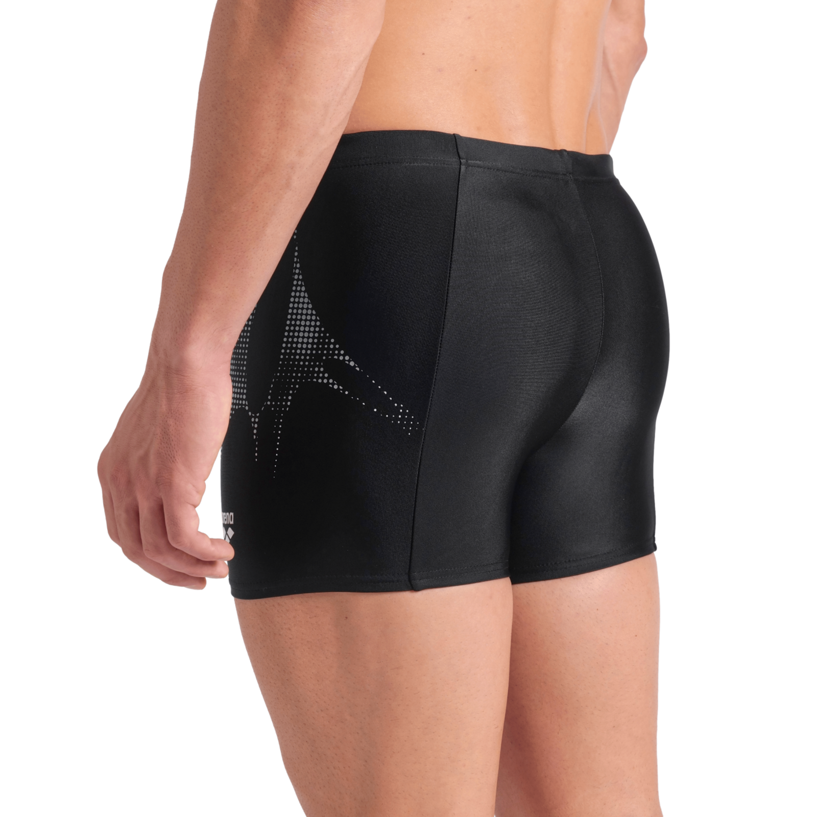 Arena M Arena Spider Web Swim Short in SCHWARZ