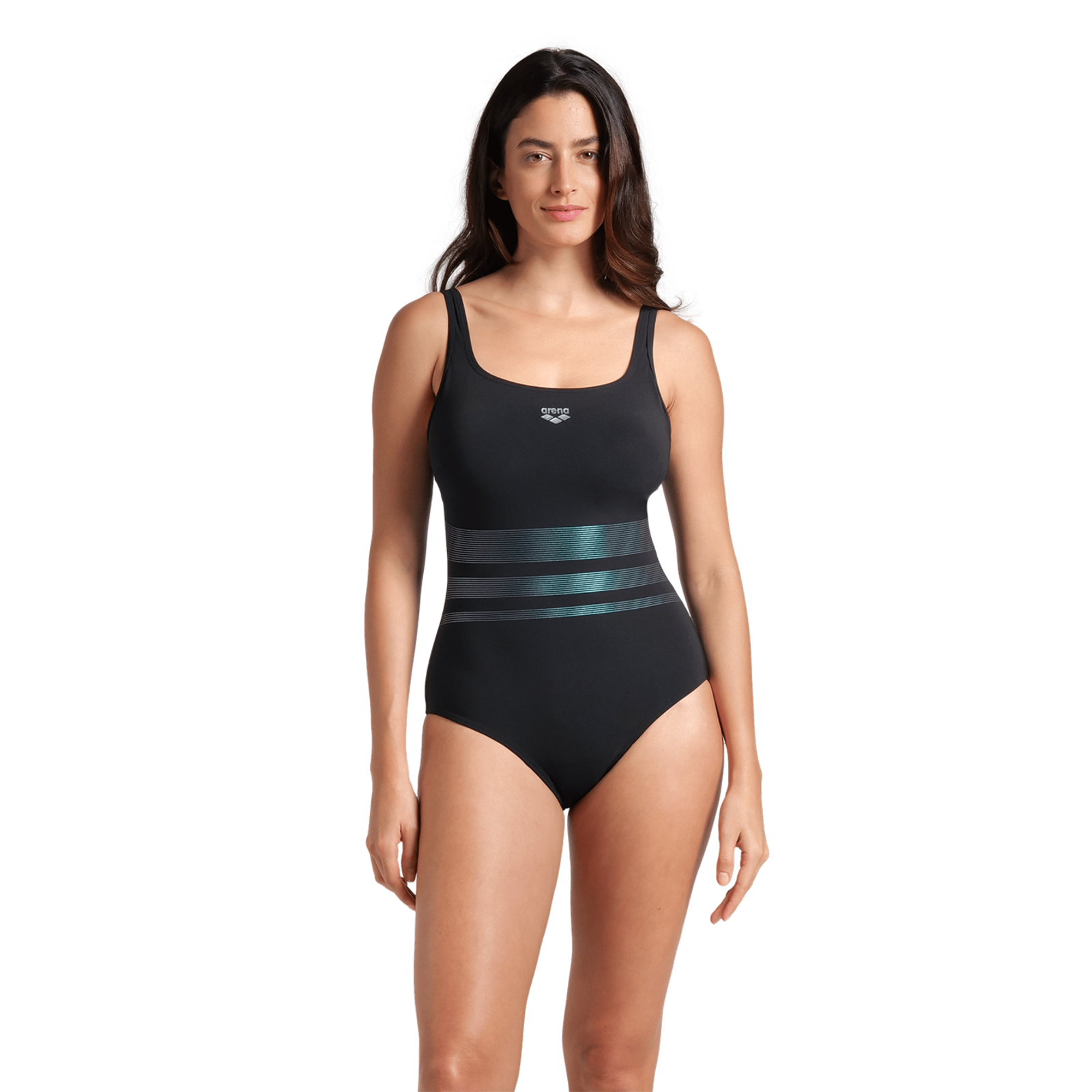 Arena W Arena Swimsuit Rosa Wing Back C Cup Figurformender Badeanzug in