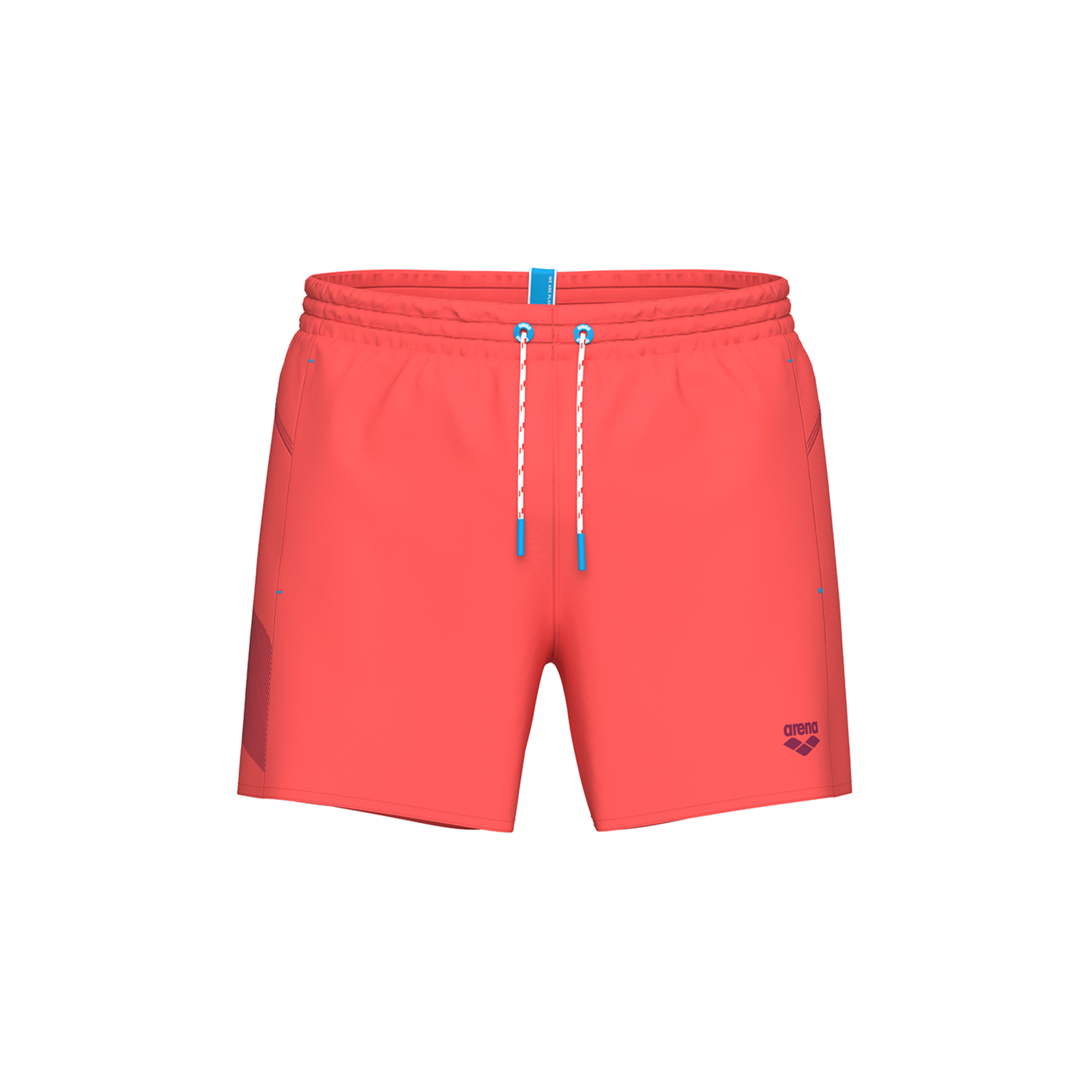 Arena M Arena Pro_File Losange Beach Short Beach Short in ROT
