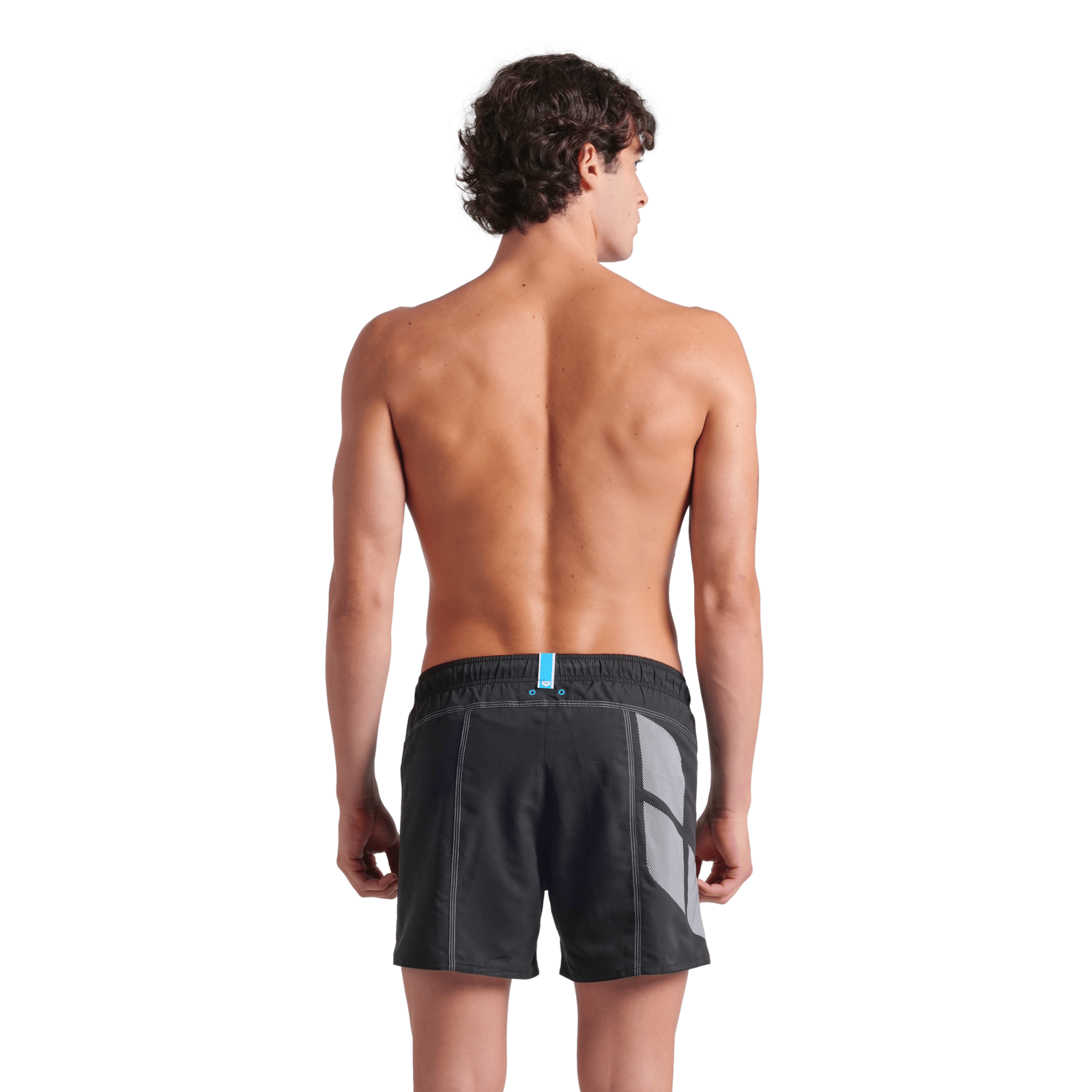 Arena M Arena Pro_File Losange Beach Short Beach Short in SCHWARZ
