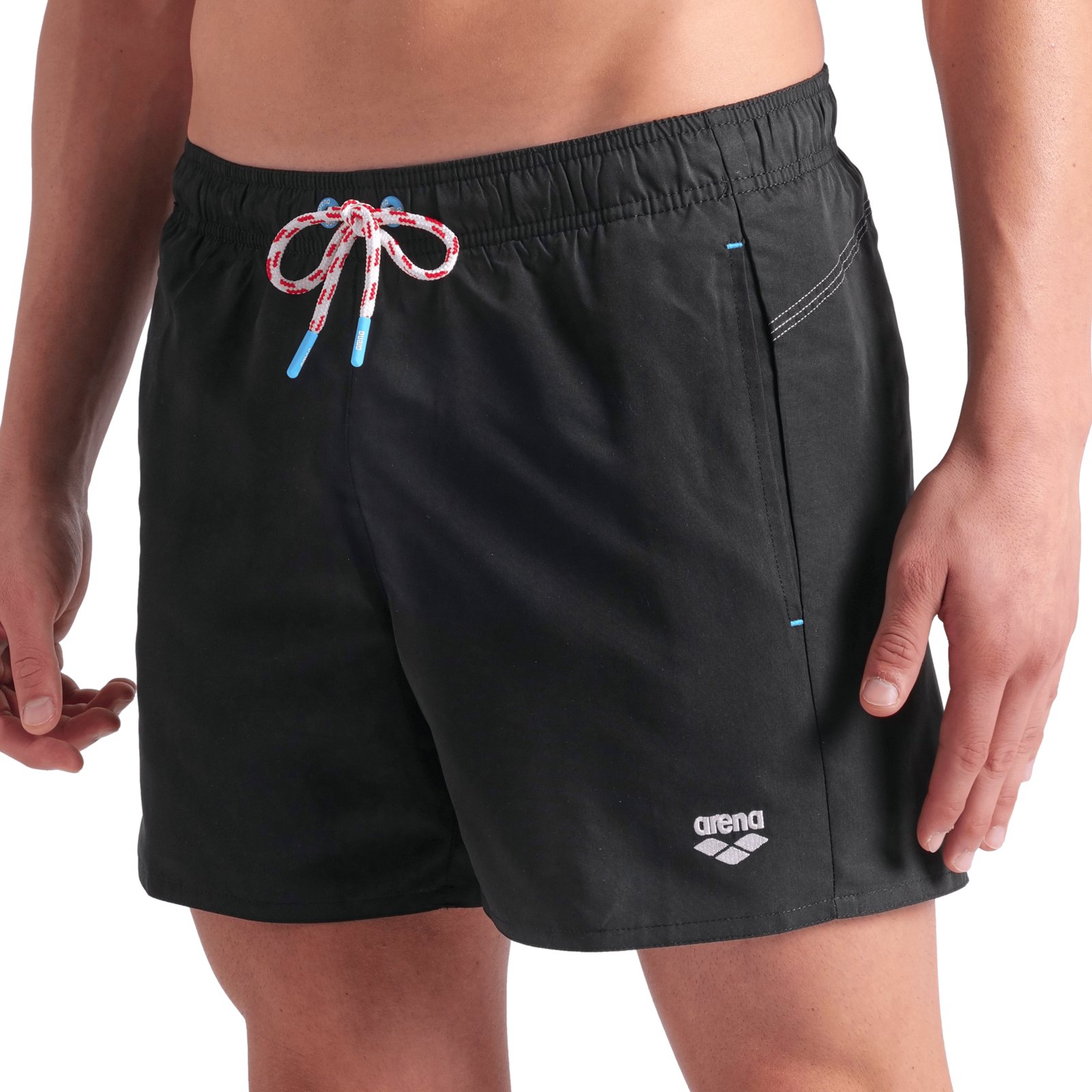 Arena M Arena Pro_File Losange Beach Short Beach Short in SCHWARZ