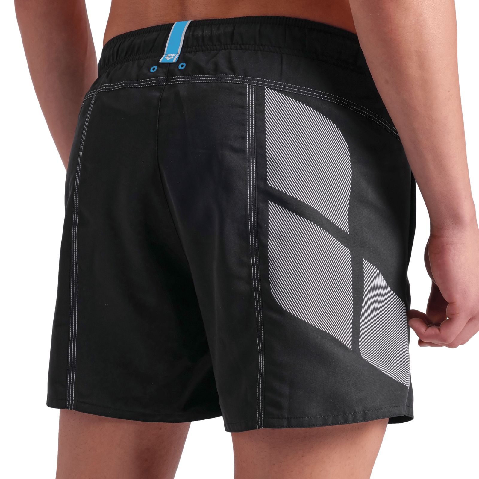 Arena M Arena Pro_File Losange Beach Short Beach Short in SCHWARZ