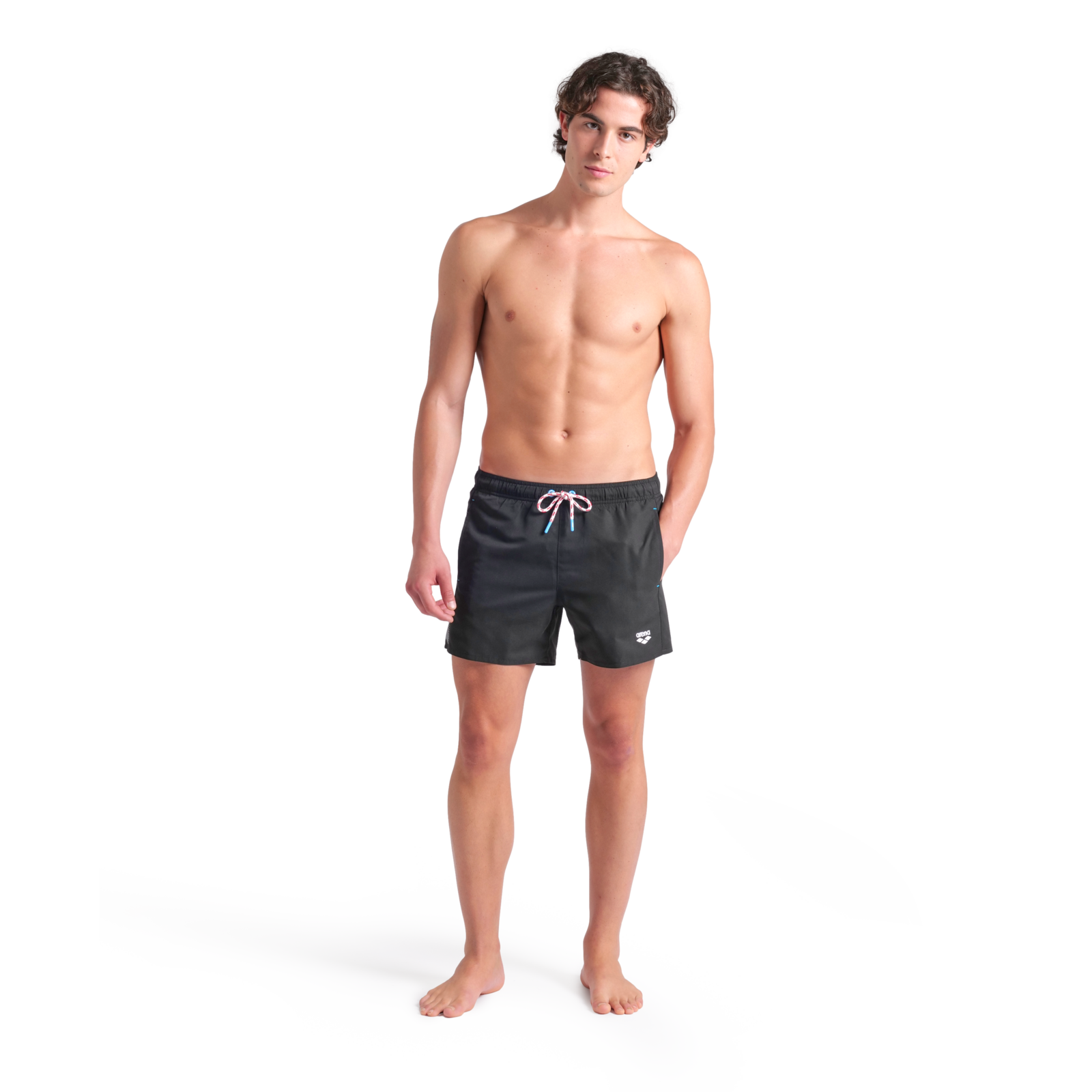 Arena M Arena Pro_File Losange Beach Short Beach Short in SCHWARZ