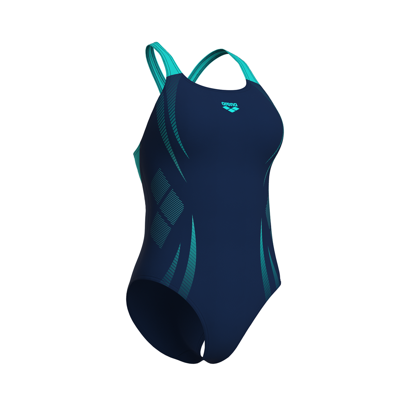 Arena W Arena Poseidonia Swimsuit Swim Pro Back Lb Badeanzug in BLAU