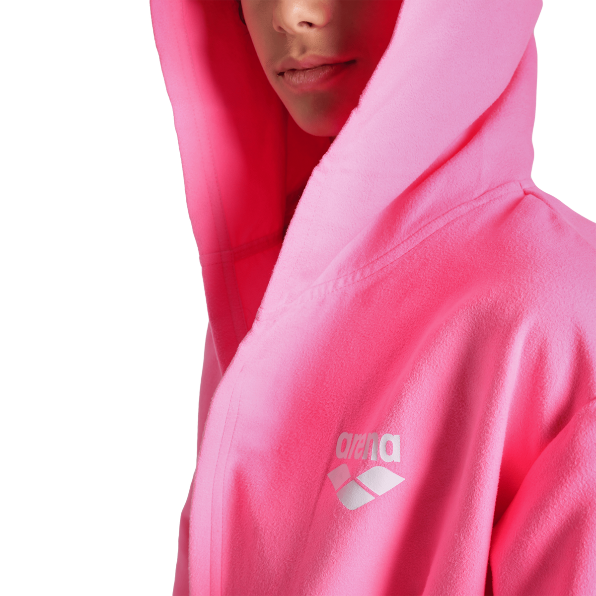 Arena Jr Arena Zeal Robe Bademantel in PINK