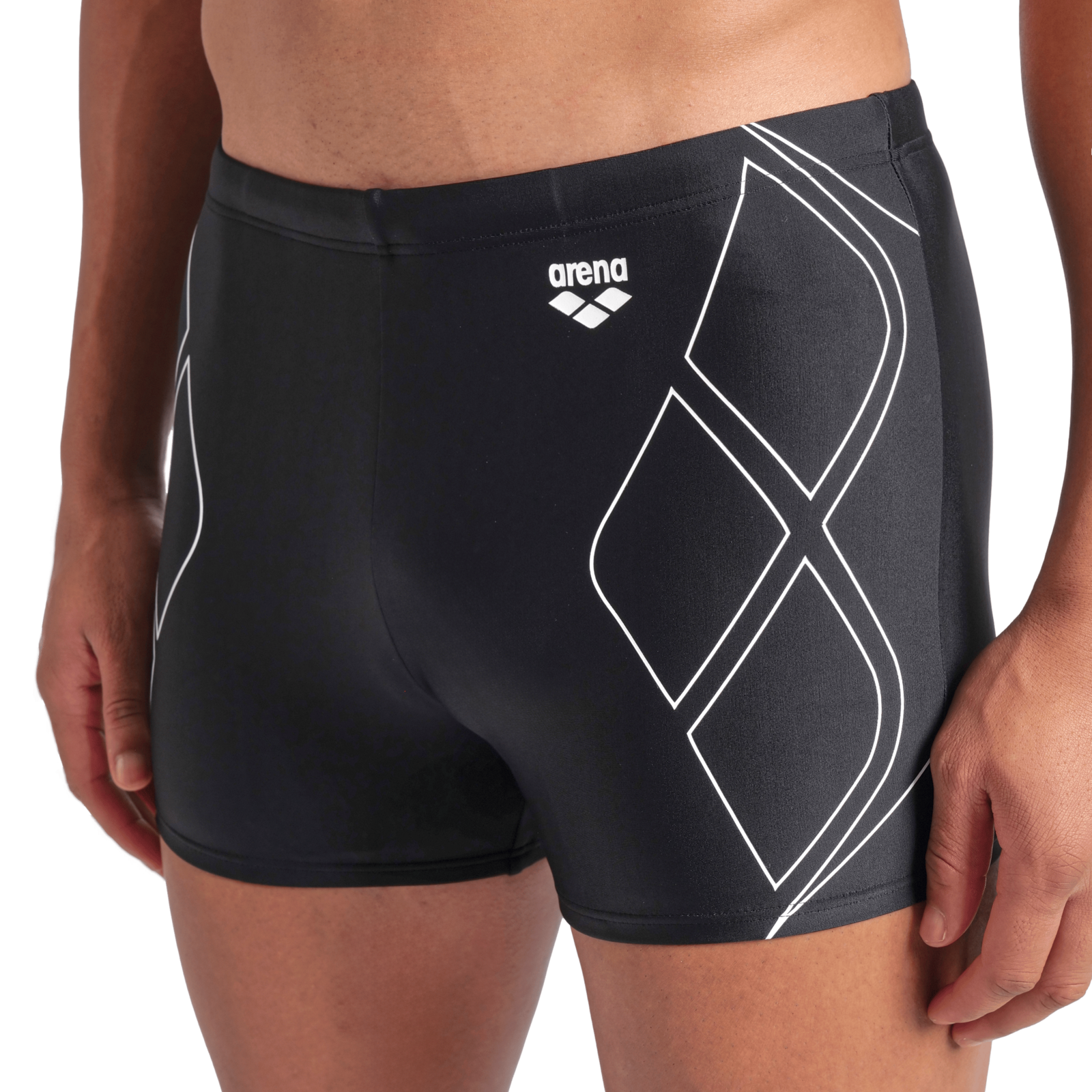 Arena M Arena Graphic Swim Short Swim Short in SCHWARZ