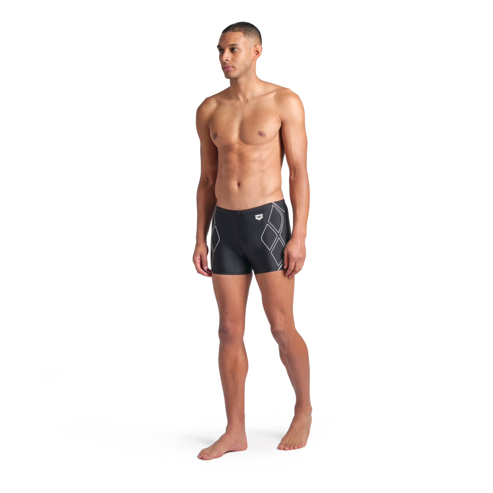 Arena M Arena Graphic Swim Short Swim Short in SCHWARZ