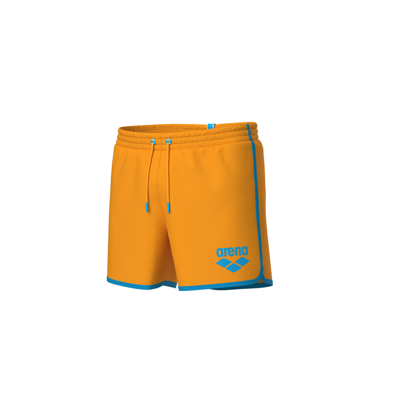 Arena M Arena Big Logo Borders Beach Short in ORANGE