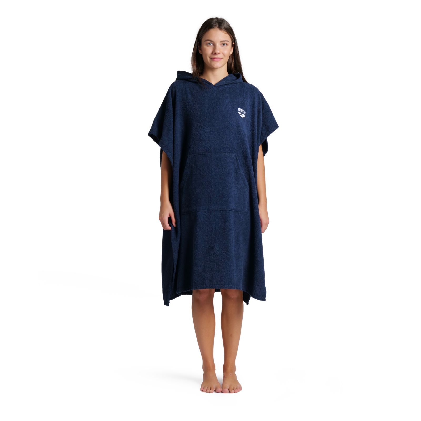 Arena Arena Cotton Poncho in BLAU