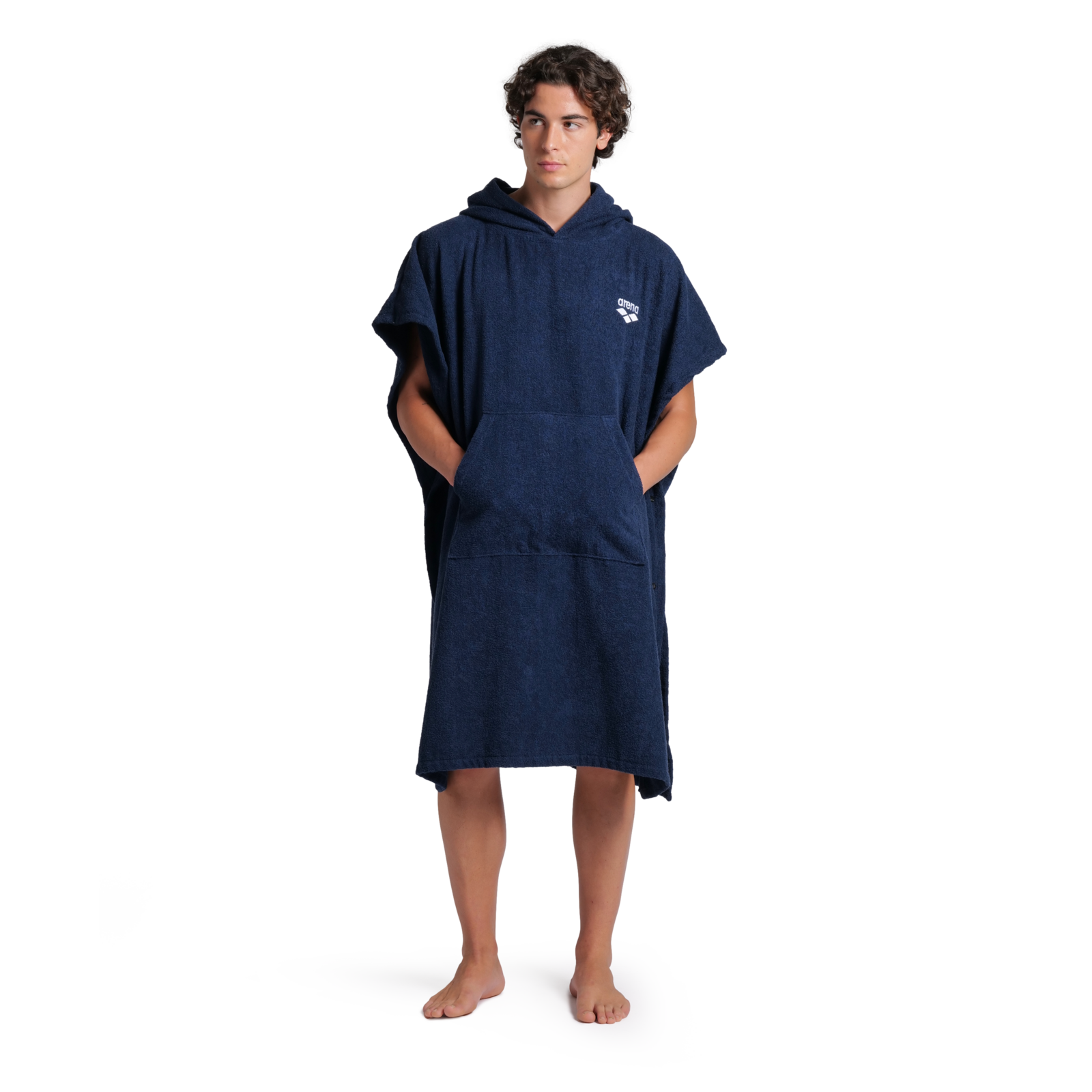 Arena Arena Cotton Poncho in BLAU