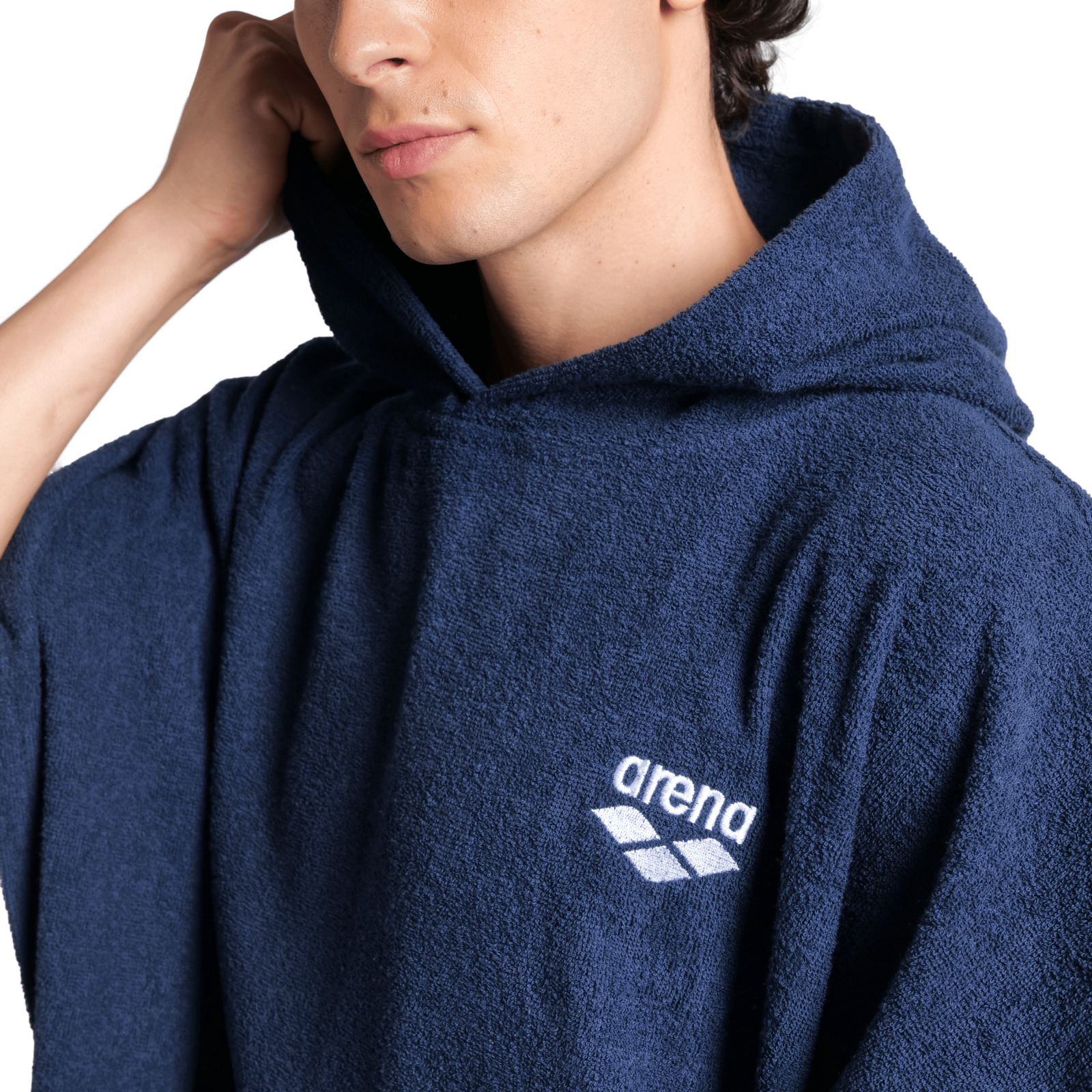 Arena Arena Cotton Poncho in BLAU