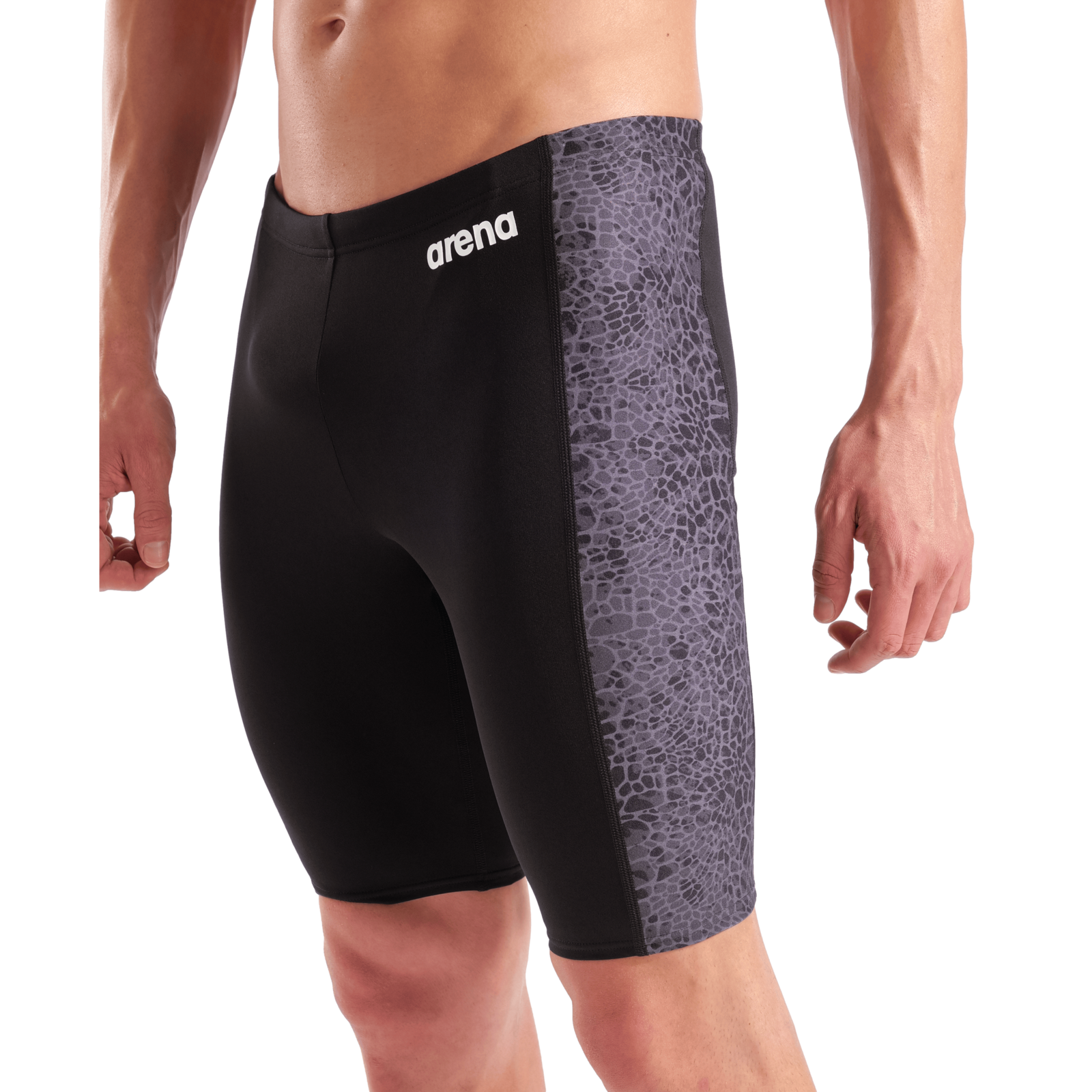 Arena M Arena Snakeskin Swim Jammer Swim Jammer in SCHWARZ