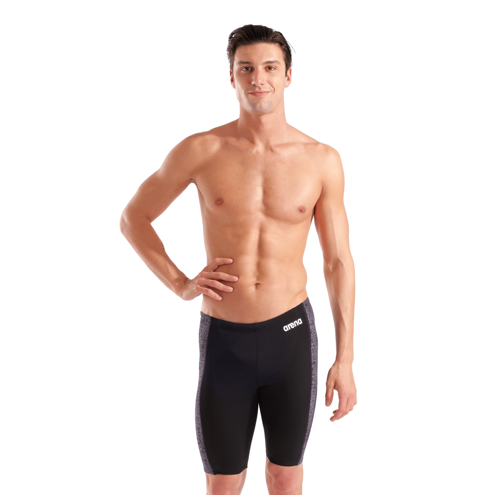 Arena M Arena Snakeskin Swim Jammer Swim Jammer in SCHWARZ