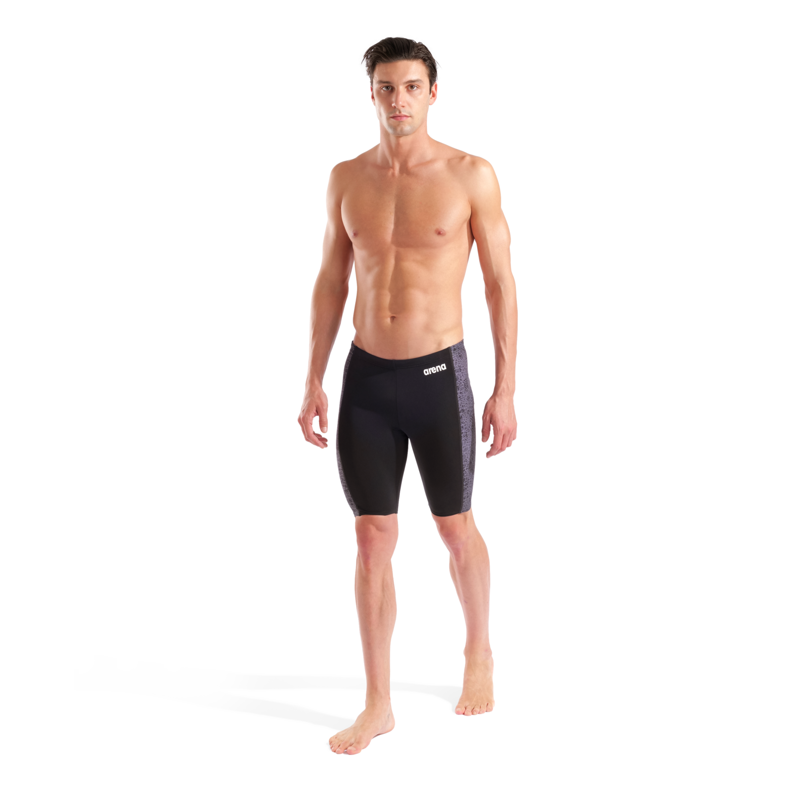 Arena M Arena Snakeskin Swim Jammer Swim Jammer in SCHWARZ