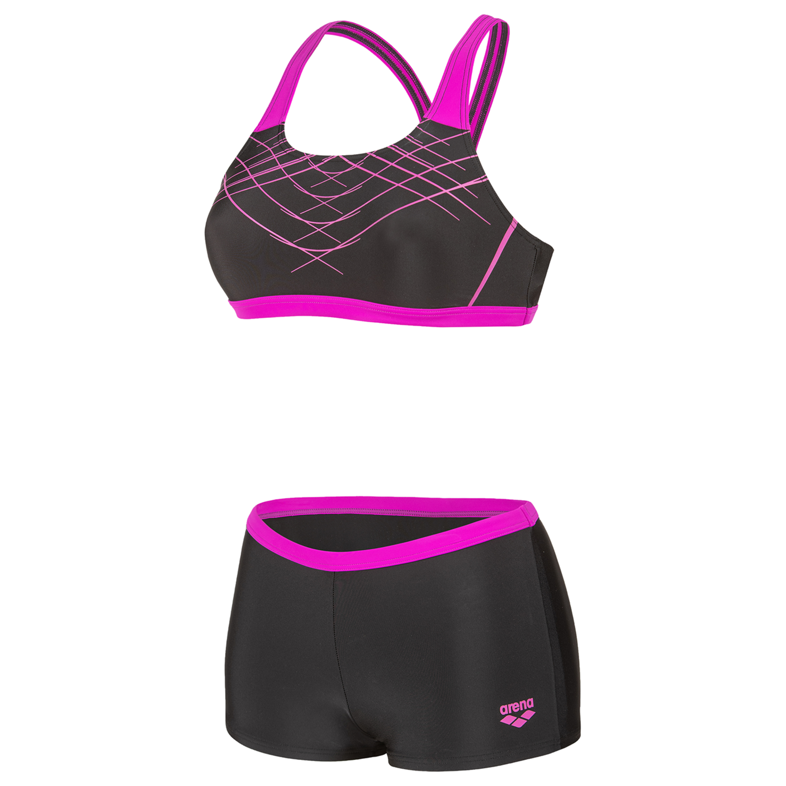 Arena W Arena Proposal Swimsuit Two Pieces Bikini Set in SCHWARZ