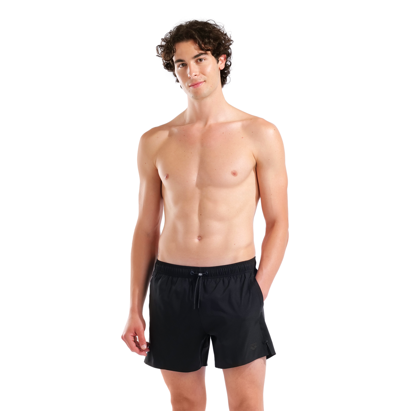 Arena M Arena Evo Beach Short Solid Beach Short in SCHWARZ
