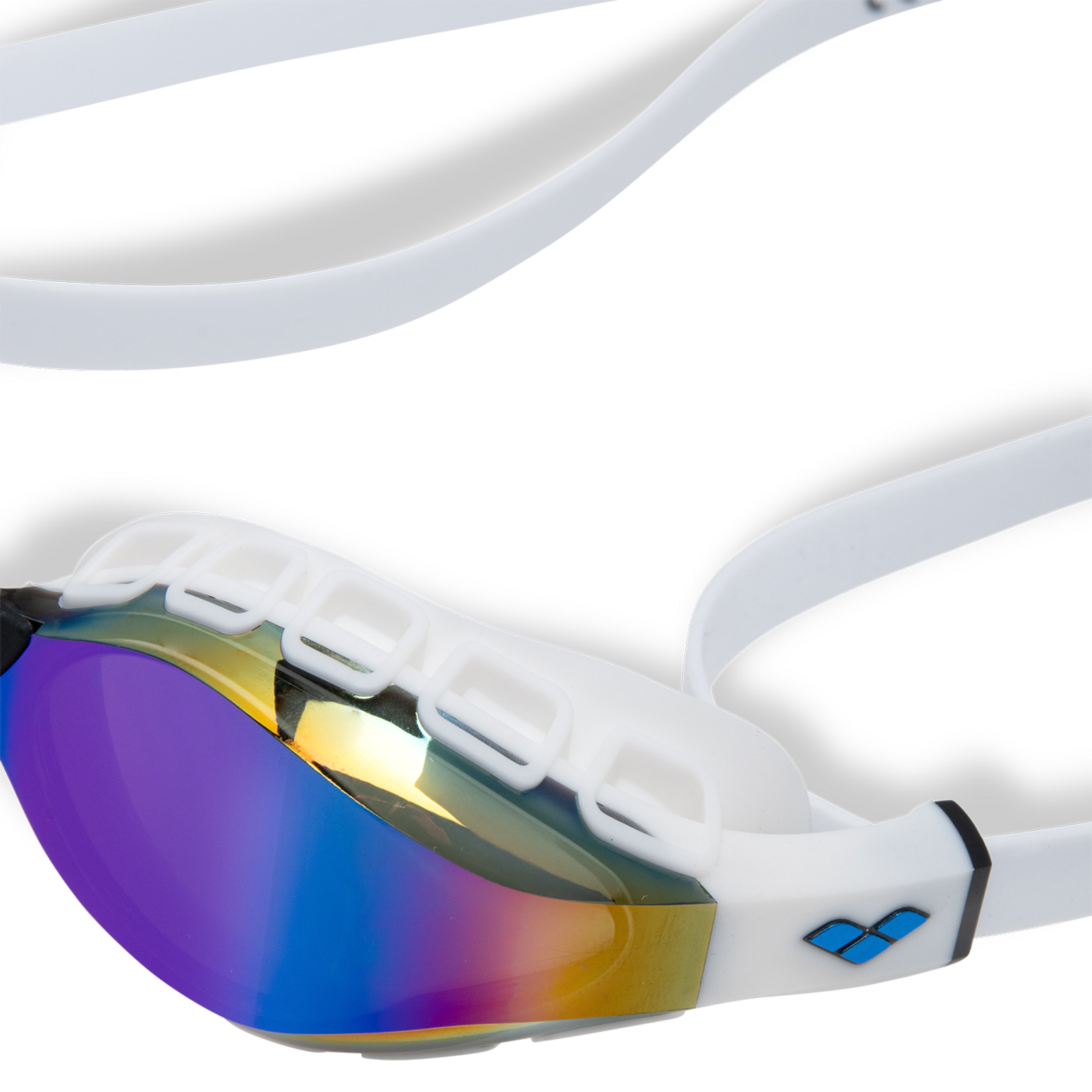 Arena Air Sonic Mirror Trainingsschwimmbrille in WEISS