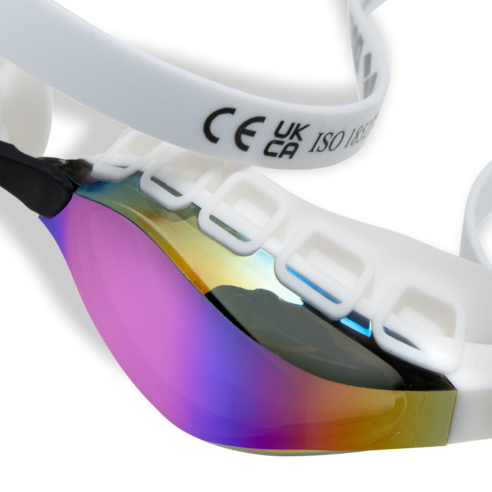 Arena Air Sonic Mirror Trainingsschwimmbrille in WEISS