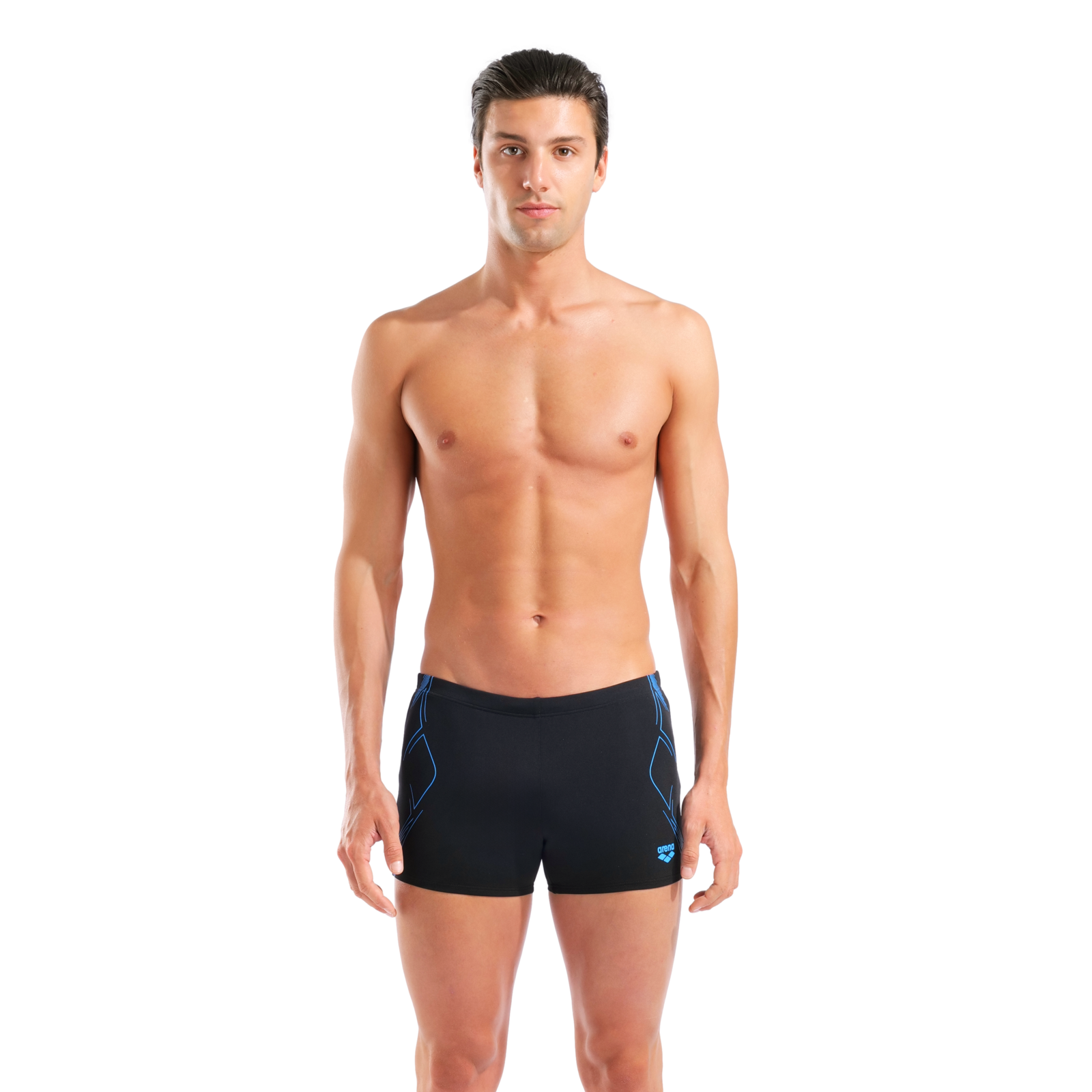 Arena M Arena Graphic Swim Short Swim Short in SCHWARZ