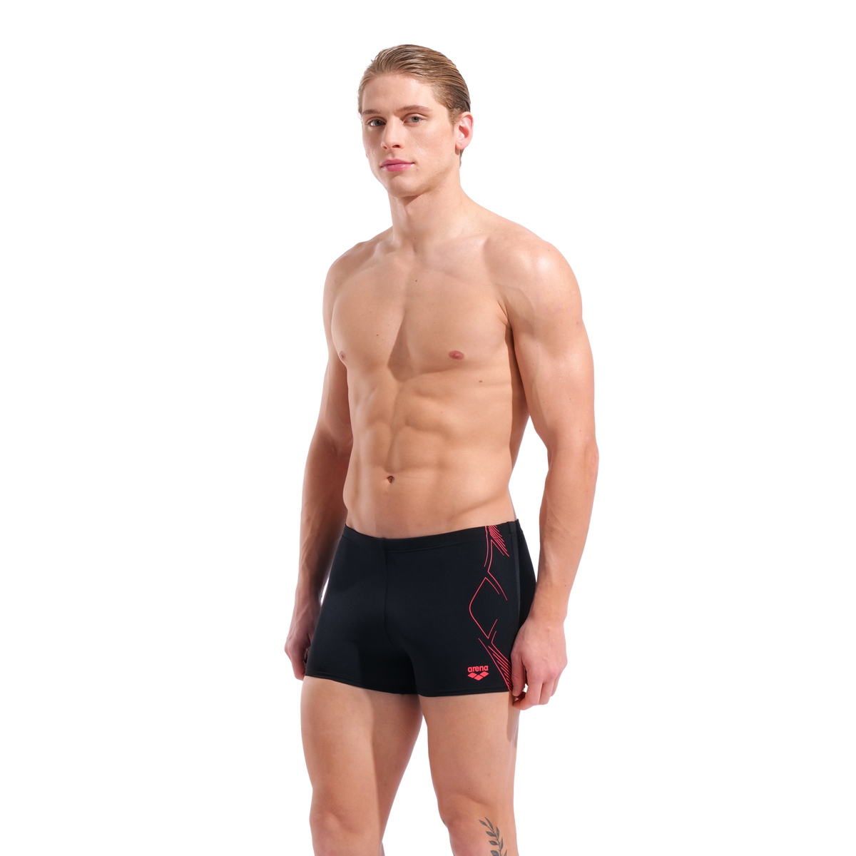 Arena M Arena Graphic Swim Short Swim Short in SCHWARZ