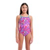 G Arena Stars Swimsuit Light Drop Back L Maillot de bain - pink multi/turquoise / 116