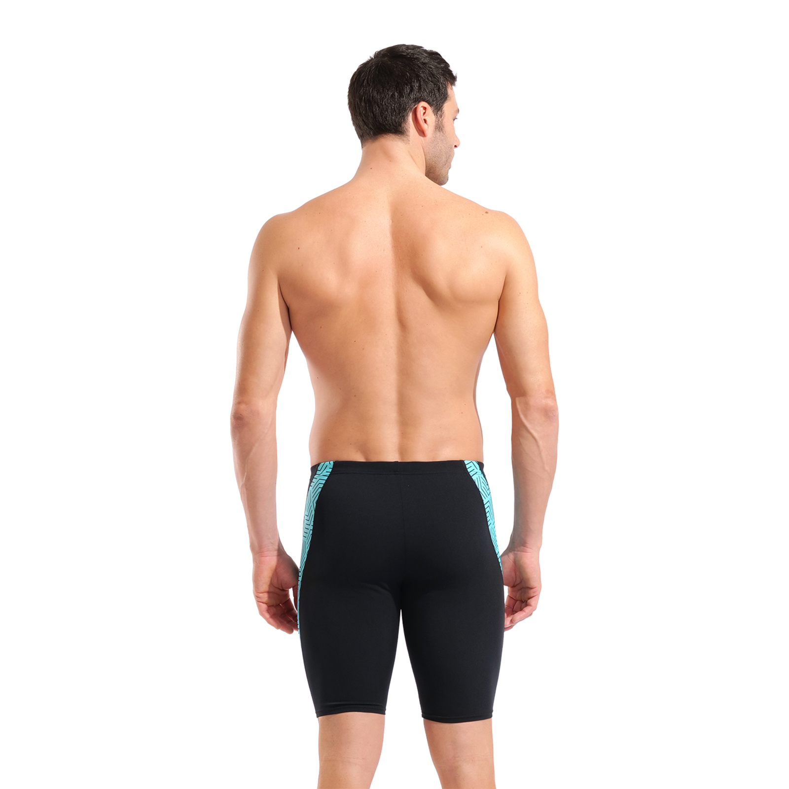 Arena M Arena Allover Swim Jammer in SCHWARZ