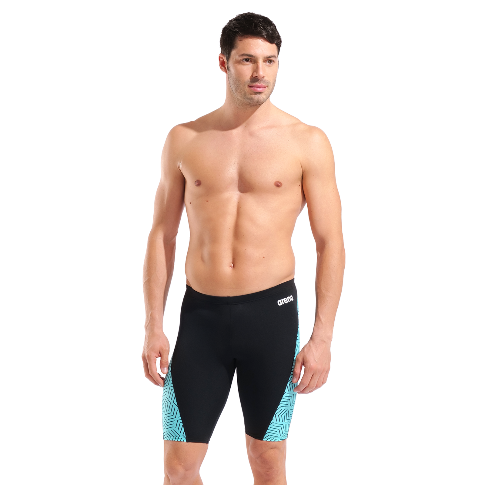 Arena M Arena Allover Swim Jammer in SCHWARZ