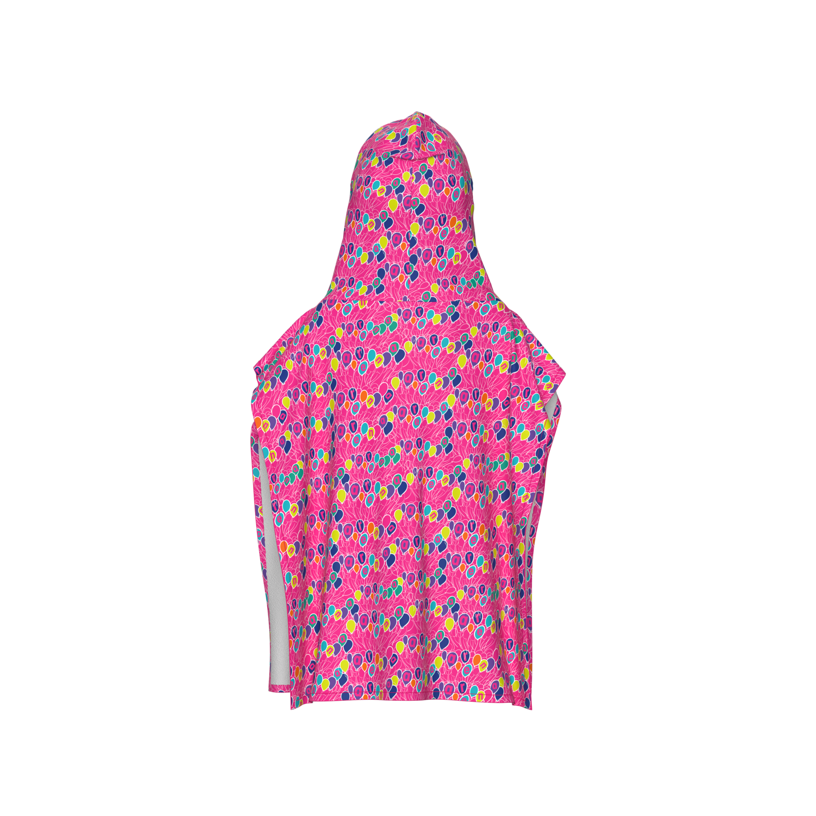 Arena Arena Kids Terry Printed Poncho Bademantel in PINK