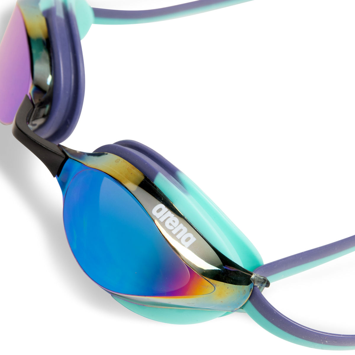 Arena Python Mirror Wettkampfschwimmbrille in BLAU