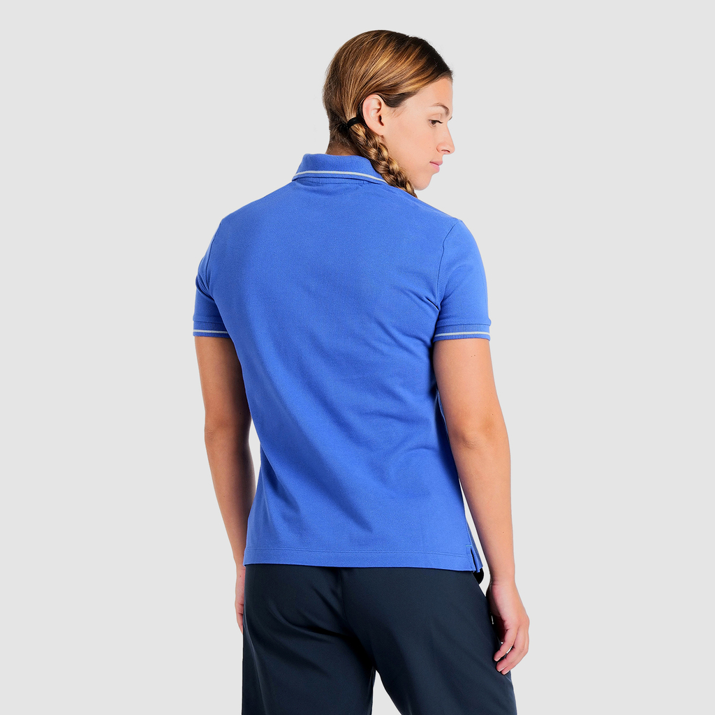 Arena Team Poloshirt Solid Cotton in BLAU