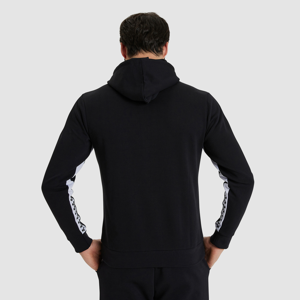 Arena Icons Hooded Sweat Solid black/white/black rueckseite_bild_brandshop