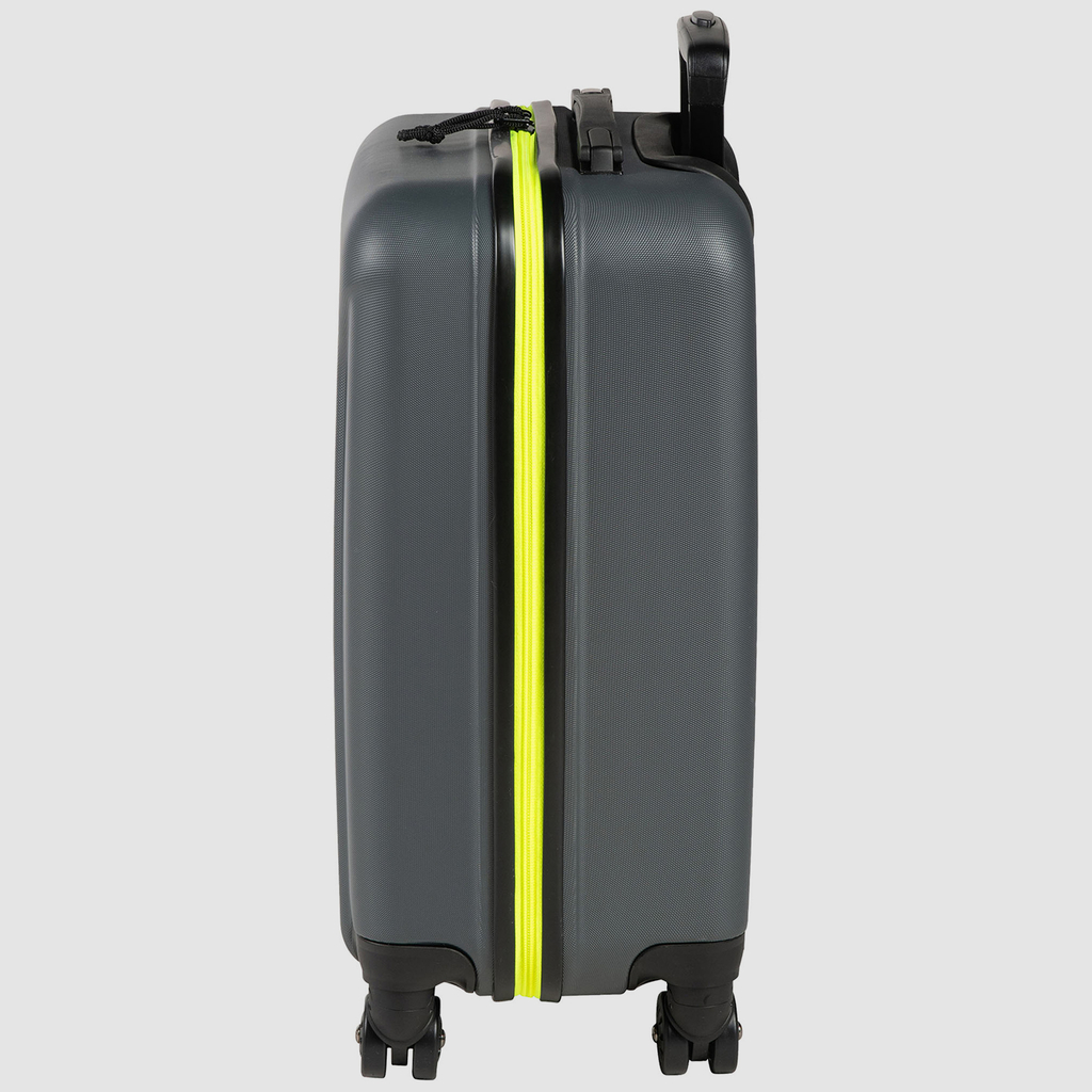 Hard Shell Cabin Trolley dark smoke/neon yellow detail_bild1_brandshop