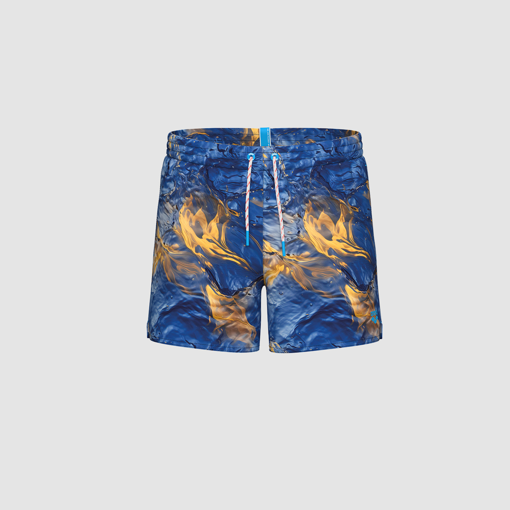 Arena M Beach Short Allover Beach Short in BLAU