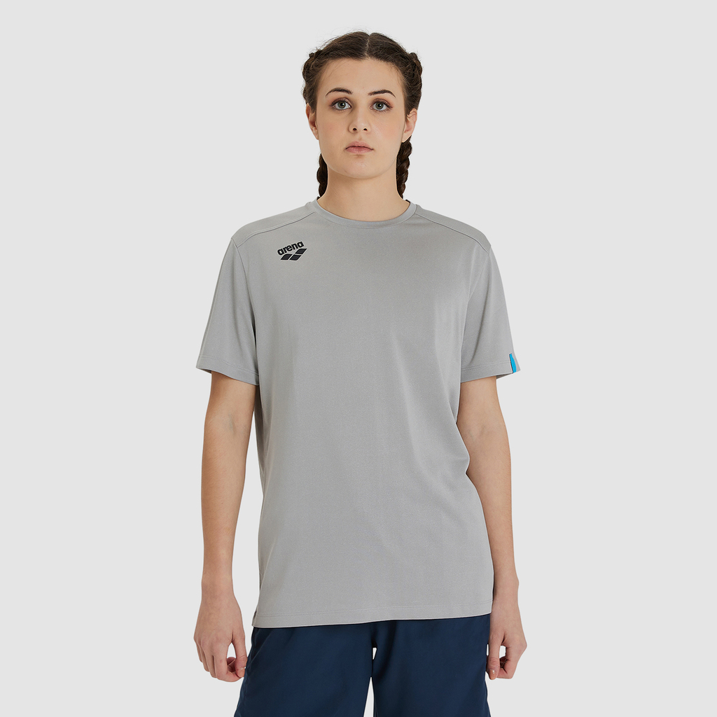 Arena Team T-Shirt Solid in GRAU