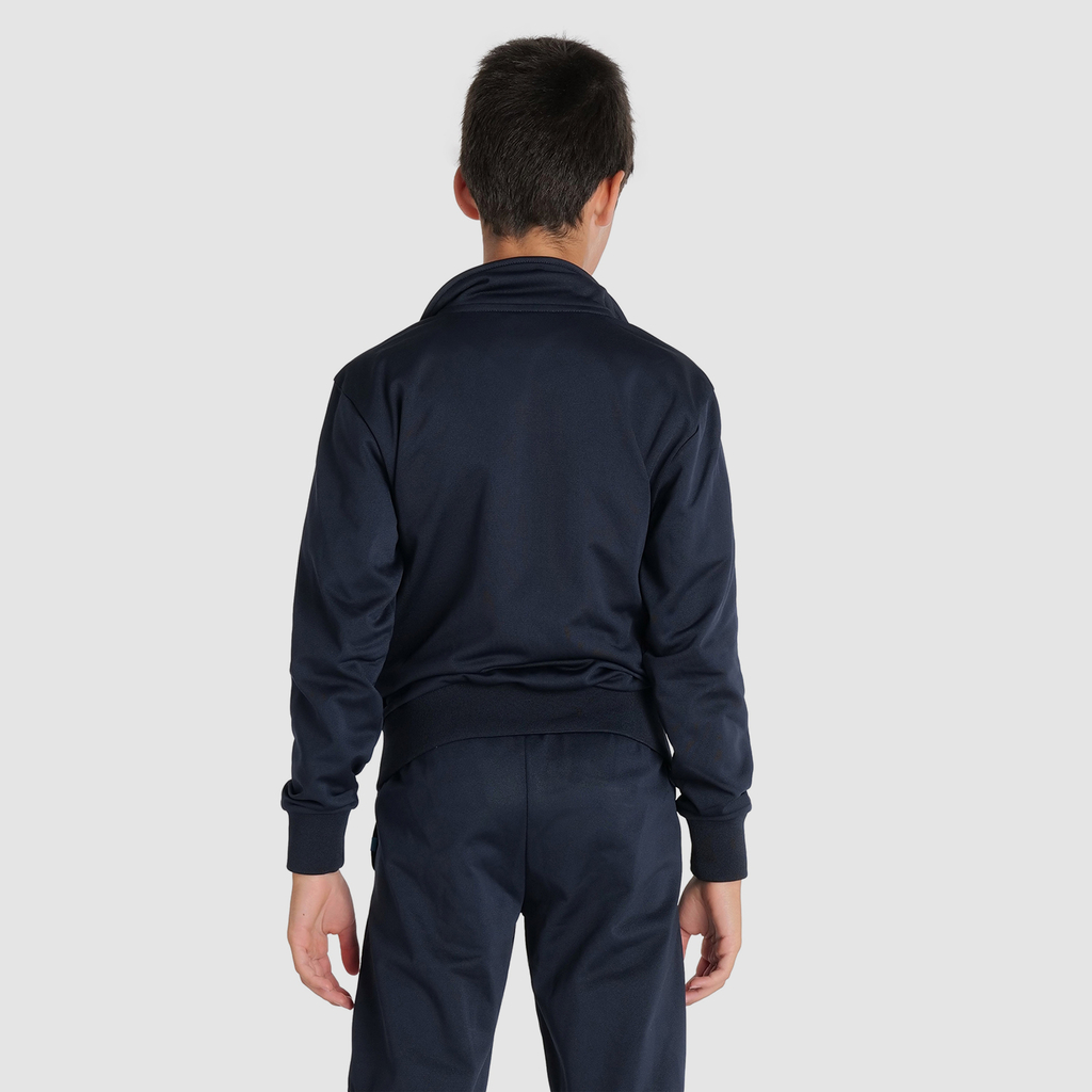 Team Jacket Panel Knitted Poly navy rueckseite_bild_brandshop