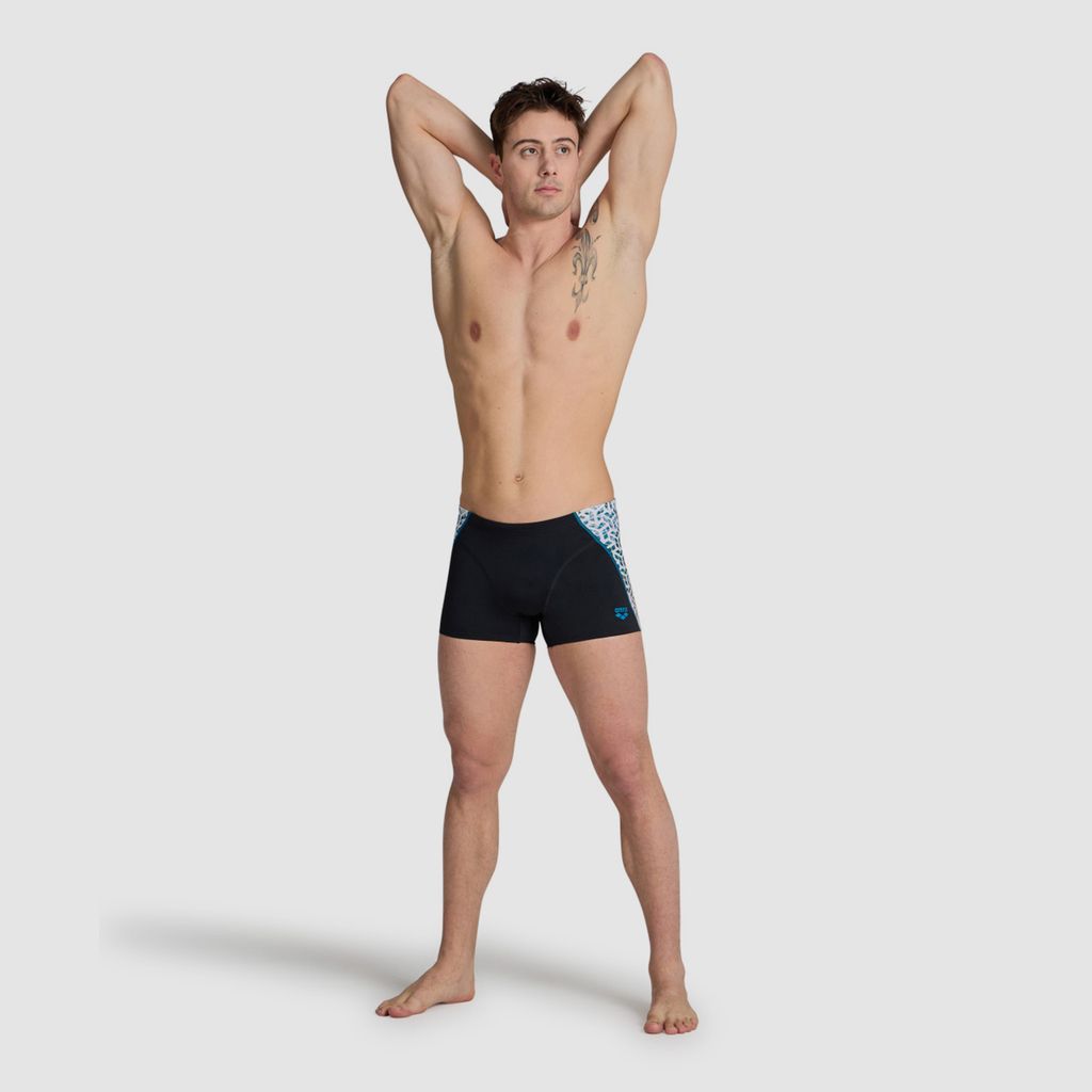 Arena Arena Planet Water Swim Short in SCHWARZ