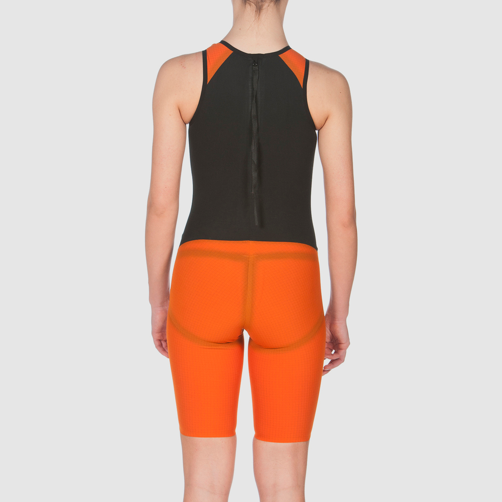 Tri Suit Carbon-Pro Back Zipper fluo orange/black rueckseite_bild_brandshop