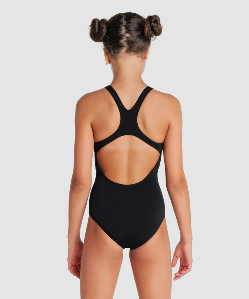 Team Swimsuit Swim Pro Solid Badeanzug black/white model_bild_back_brandshop