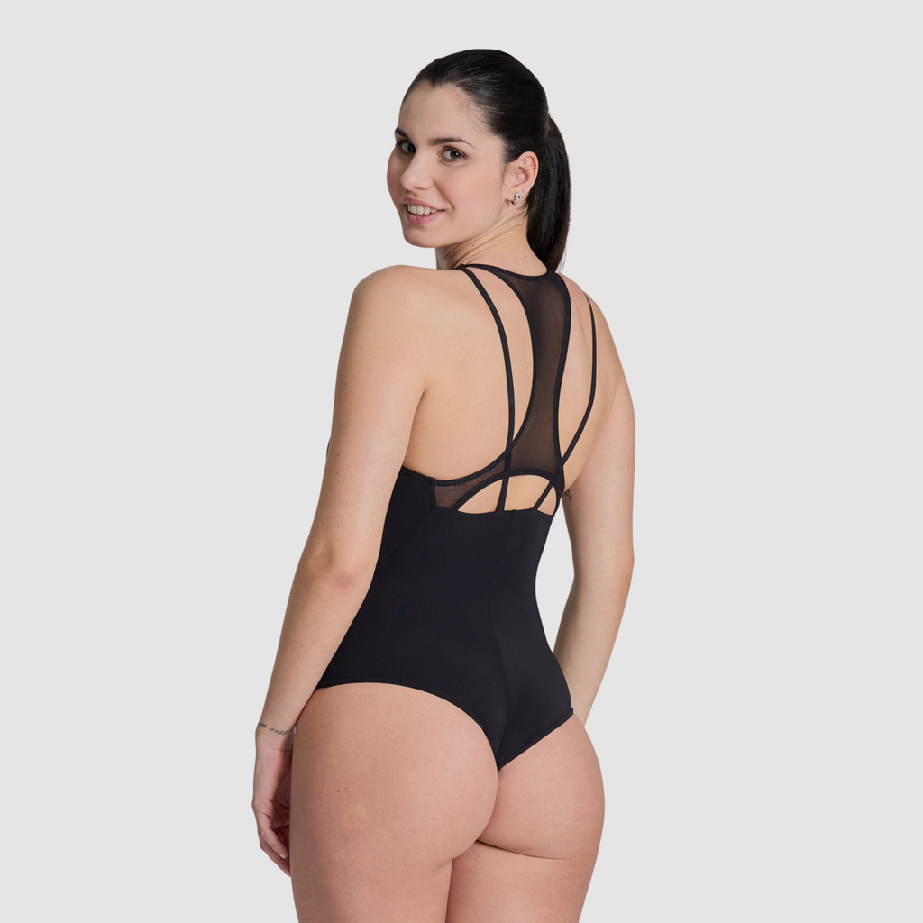 Arena Arena Water Touch Swimsuit Power Back Badeanzug in SCHWARZ