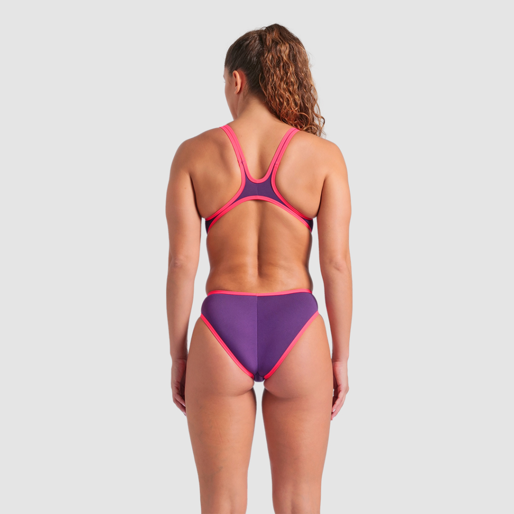 Arena W Arena One Biglogo One Piece Badeanzug in VIOLETT