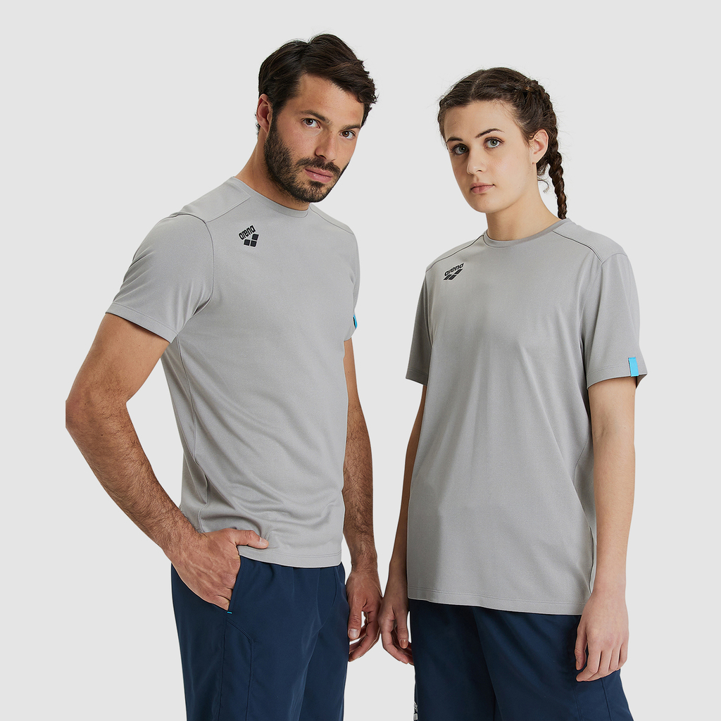 Arena Team T-Shirt Solid in GRAU